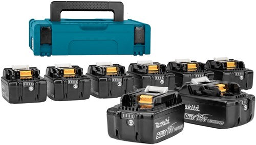 Load image into Gallery viewer, Makita accessoires 199697-1 | accuset | 8 x bl1850b 18v 5,0ah | mbox nr.1
