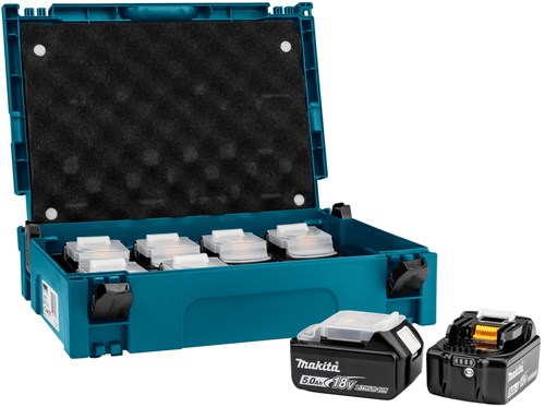 Makita accessoires 199697-1 | accuset | 8 x bl1850b 18v 5,0ah | mbox nr.1