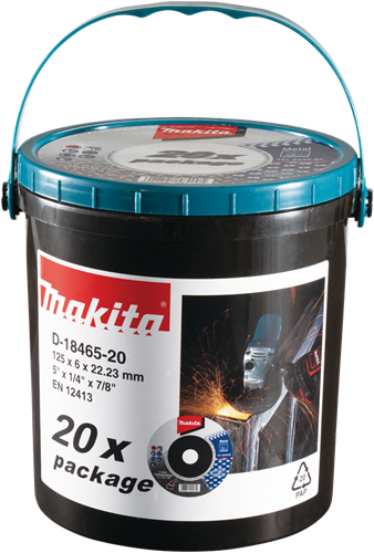Makita accessoires afbraamsschijf staal - d-18465-20 d-18465-20