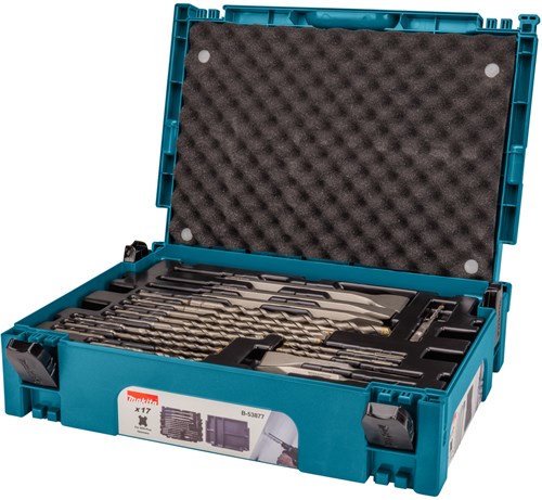 Load image into Gallery viewer, Makita accessoires b-53877 | boor en beitelset sds-plus | 17-delig | in mbox1 - b-53877
