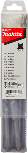 Load image into Gallery viewer, Makita accessoires boor- beitelset 10-delig - d-41470 d-41470
