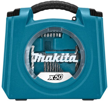 Makita accessoires makita d-42014 boor- en schroefbitset 50-delig in koffer