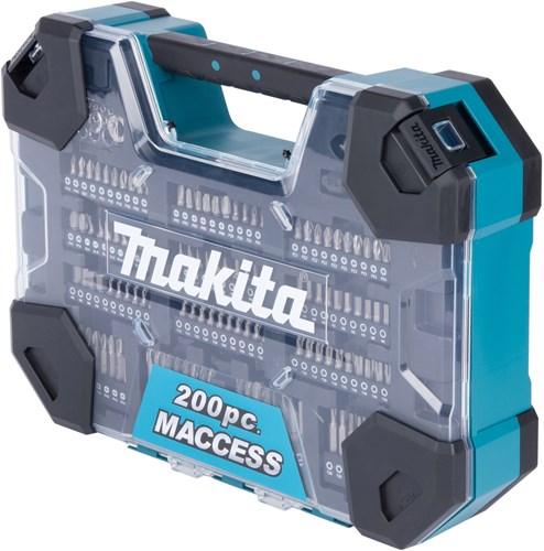 Load image into Gallery viewer, Makita accessoires boor- schroefbitset 200-delig - e-22610
