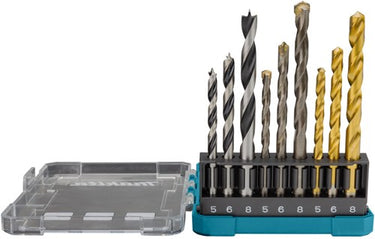 Makita accessoires makita boor-assortiment 9 stuks - d-71962