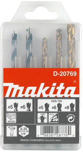 Load image into Gallery viewer, Makita accessoires d-20769 borenset zeskant 1 4 vorm e - d-20769
