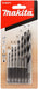 Makita accessoires makita d-62371 houtspiraalborenset 7-delig 1 4''