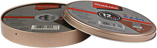 Afbeelding laden in galerijviewer, Makita accessoires makita d-65969-12 doorslijpschijf 125x22,23x1,0mm rvs ve=12
