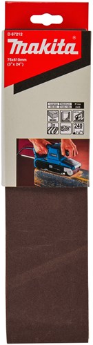 Makita accessoires d-67212 | schuurband | red k240 | 76x610 | 3 stuks - d-67212