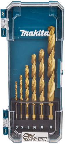 Load image into Gallery viewer, Makita accessoires d-72833 | metaalborenset | 6-delig hss-tin - d-72833
