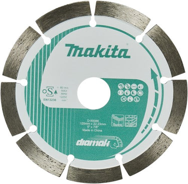 Makita accessoires makita d-80086 diamantschijf 125x22,23x1,8mm