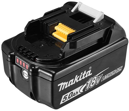 Load image into Gallery viewer, Makita accessoires duopack accu bl1850b 18v 5,0ah met accu indicator (2 stuks) 197288-2
