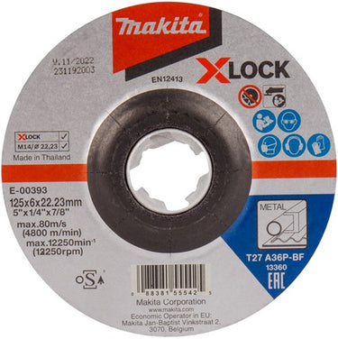 Makita accessoires makita slijpschijf 125 x 6 mm a36p-bf - e-00393