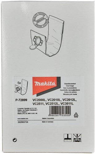 Load image into Gallery viewer, Makita accessoires filter stofzak voor makita model: vc2010l en vc2512l - p-72899
