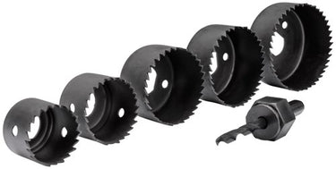 Makita accessoires makita gatzaagset 6-delig d-70203 voor gipsplaat, kunststof en zacht hout