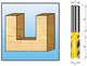 Makita accessoires groeffrees hm 16mm s8 - d-10322