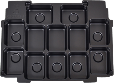 Makita accessoires kofferinzet inlay 12x accu cxt - 839726-5 839726-5