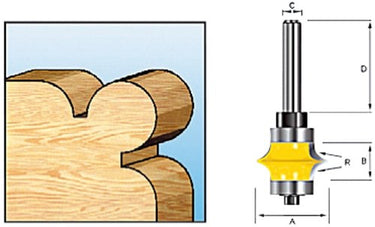 Makita accessoires kraal prof.fr+l. hm 28,6mm s8 - d-11710