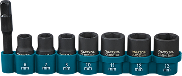 Makita accessoires makita e-12289 verwisselbare koppen 1 4 8-delig
