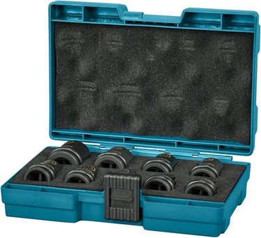 Makita accessoires krachtdoppenset impact black, 1 2” 9-delig - e-16570