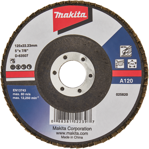 Load image into Gallery viewer, Makita accessoires lamellenschuurschijf 125mm a120 - d-63507 d-63507
