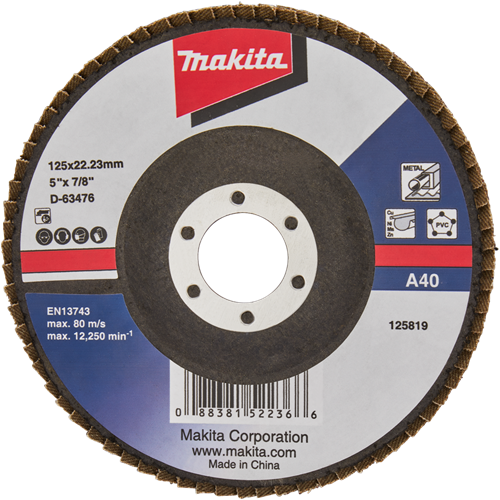 Load image into Gallery viewer, Makita accessoires lamellenschuurschijf 125mm a40 - d-63476 - d-63476
