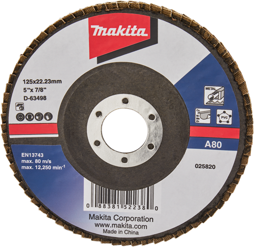 Load image into Gallery viewer, Makita accessoires lamellenschuurschijf 125mm a80 - d-63498 - d-63498
