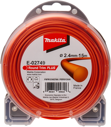 Makita accessoires maaidraad 2,4x15m rond - e-02749 e-02749