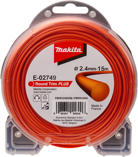 Afbeelding laden in galerijviewer, Makita accessoires maaidraad 2,4x15m rond - e-02749 e-02749
