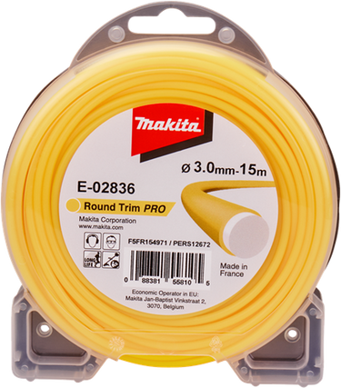 Makita accessoires maaidraad 3,0x15m rond - e-02836 e-02836