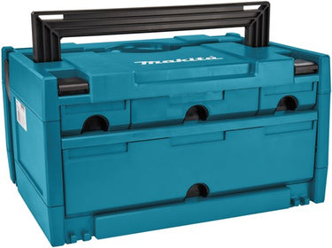 Makita makstor nr.4-5 gereedschapskist (blauw, 4 lades (1 groot 2 klein 1 middelgrote))