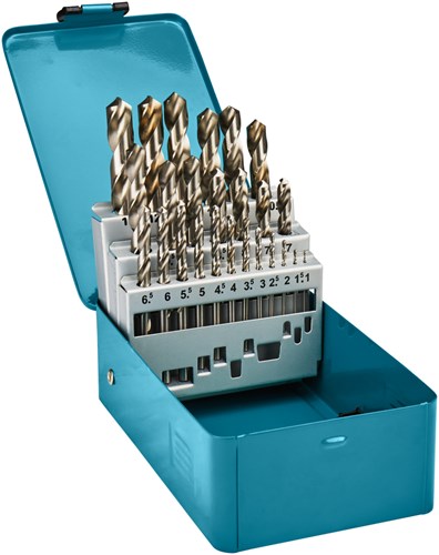 Load image into Gallery viewer, Makita accessoires metaalborenset | 25-delig | hss-g - d-54031
