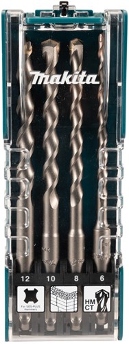 Load image into Gallery viewer, Makita accessoires p2s betonborenset | sds-plus | 4-delig - d-74756
