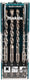 Makita accessoires p2s betonborenset | sds-plus | 4-delig - d-74756