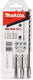 Makita accessoires p4s: sds-plus boor 3-dlg set - 6 8 10x160 mm - b-12332