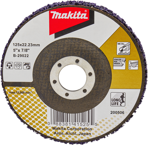 Load image into Gallery viewer, Makita accessoires makita b-29022 reinigingsschijf 125 mm 1 stuk(s)
