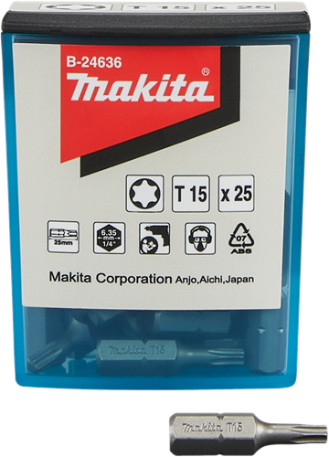 Afbeelding laden in galerijviewer, Makita accessoires schroefbit t15x25mm - b-24636 - b-24636
