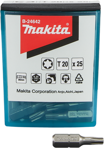 Load image into Gallery viewer, Makita accessoires schroefbit t20x25mm - b-24642 - b-24642
