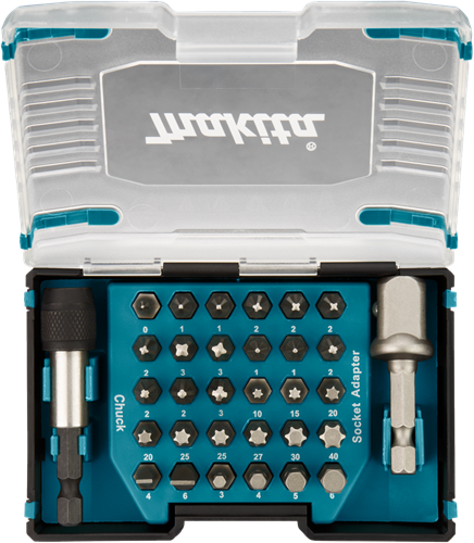 Makita accessoires schroefbitset 32-delig - d-65084 d-65084