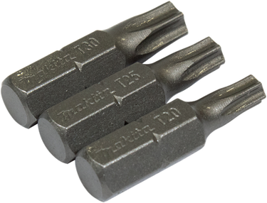 Makita accessoires schroefbitset torx 3-delig - b-24533 - b-24533
