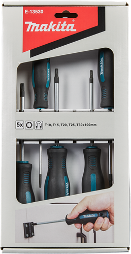 Load image into Gallery viewer, Makita accessoires schroevendraaierset 5-delig torx - e-13530 - e-13530
