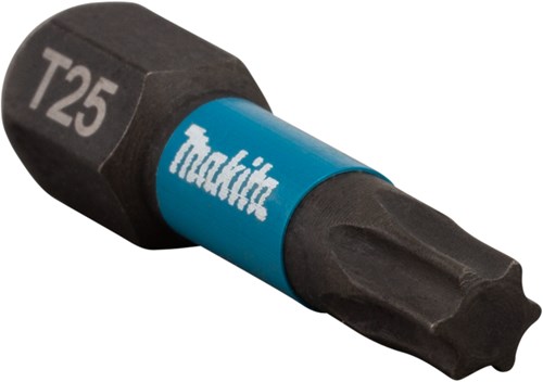 Load image into Gallery viewer, Makita accessoires slagschroefbit impact black, t25x25mm 2 stuks - b-63688
