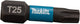 Makita accessoires slagschroefbit impact black, t25x25mm 2 stuks - b-63688