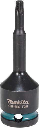 Load image into Gallery viewer, Makita accessoires slagschroefbit t30x78mm impact black 1 2 vk - e-19794
