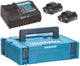 Makita 197658-5 | cxt startset 12v max in mbox1 (2x 2.0ah bl1021b accu + dc10sb lader) - 197658-5