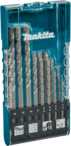 Makita accessoires steenborenset 12-delig - d-77126 - d-77126