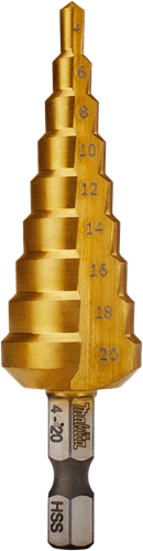 Makita accessoires trappenboor 9 traps 4-20mm - d-40129 - d-40129