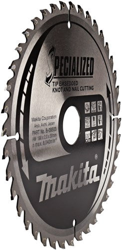 Load image into Gallery viewer, Makita accessoires cirkelzaagblad tipe 190x30x2.0 40t 23g - b-33180
