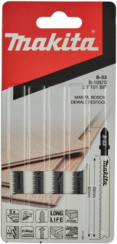 Load image into Gallery viewer, Makita accessoires makita decoupeerzgblad hout t. equivalent t101bif tandafstand 1,65mm zacht- hardhout 42036mm
