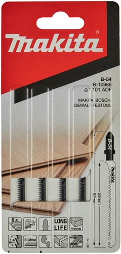 Afbeelding laden in galerijviewer, Makita accessoires decoupeerzgblad hout t. equivalent t101aof tandafstand 1,35mm zacht- hardhout 1,5 - 15mm - b-10986
