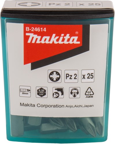 Load image into Gallery viewer, Makita accessoires schroefbit pz2x25mm 25 stuks - b-24614 - b-24614
